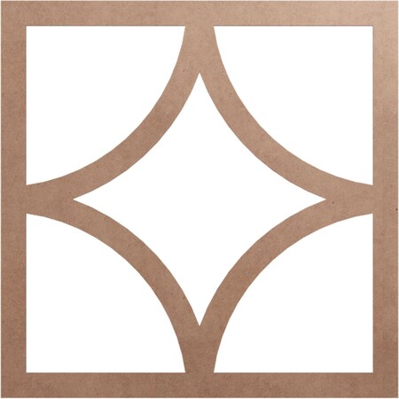 Ekena Millwork Statesman Wood Fretwork Pierced Ceiling Medallion, Wood (Paint Grade), 36"OD x 23"ID x 3/8"T CMWP36X36X0375STMF